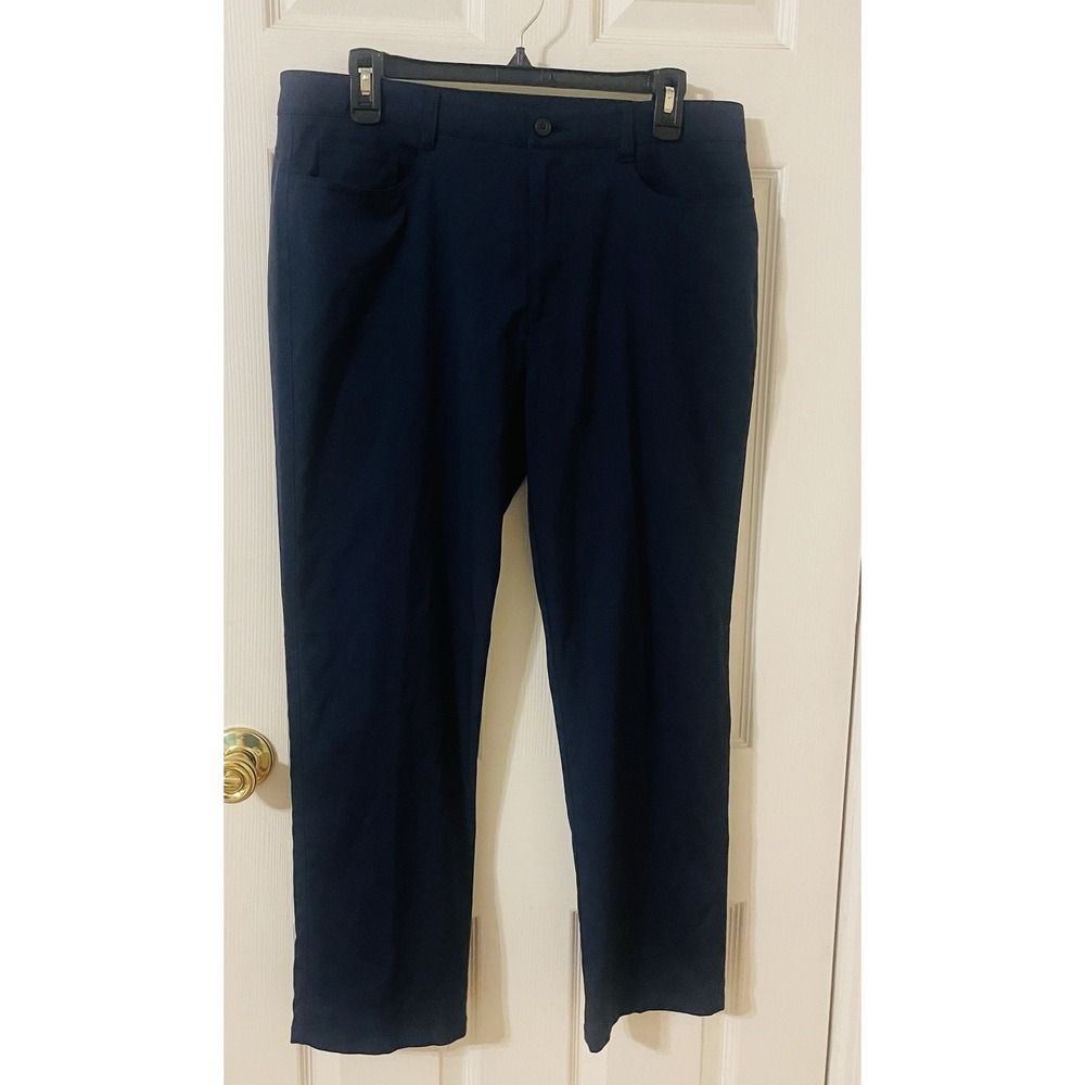 PGA TOUR Golf Dress Pants Mens 32x29 Navy Stretch 5 Pocket